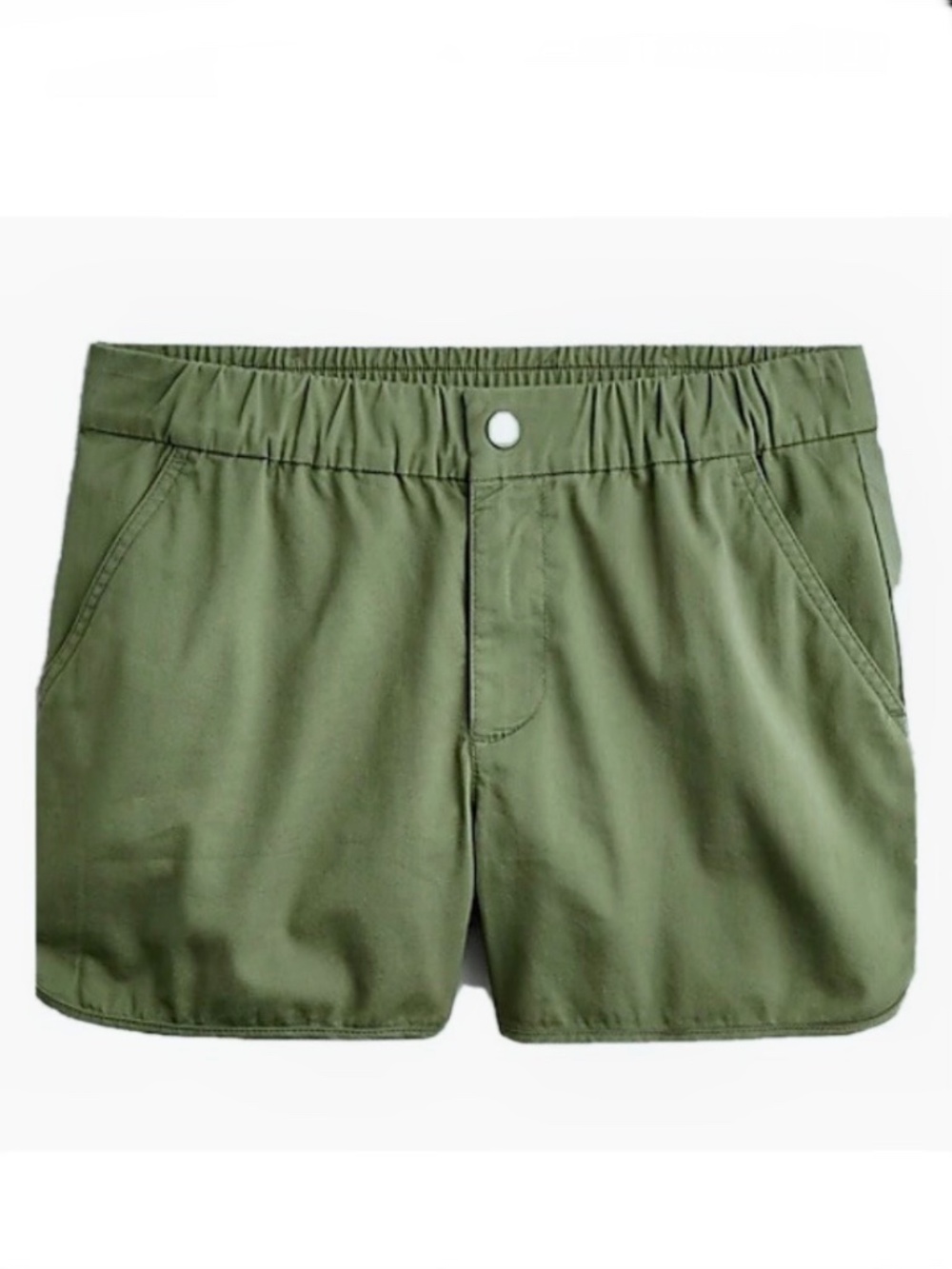 J. Crew High Rise Shorts Color Army Green S